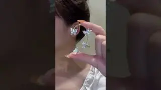LUXYIN JEWELRY | Four Butterfly Ear Wrap Non Pierced Earrings Style