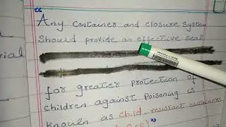 #Child resistant containers and closures ( CRCS)