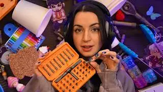 ASMR | Sorting my 42-Piece Screwdriver (Rummaging, Rambling, Close up)