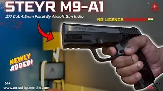 Steyr M9-A1 Dual-Tone CO2 BB Pistol Shooting Test | Realistic Look & Power | Airsoft Gun India