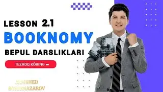 BOOKNOMY INGLIZ TILI DARSLARI | LESSON 2.1 #BOOKNOMY #INGLIZ_TILI