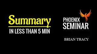 ACHIEVE all your GOALS with this REVOLUTIONARY method | Brian Tracy's Phoenix Seminar
