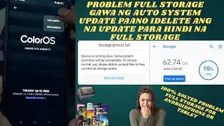PAANO AYUSIN LAGING FULL STORAGE GAWA NG SYSTEM UPDATE SA ANDROIDPHONE,TABLET