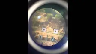 Otorohanga Long Range service rifle shoot view through spotting scope