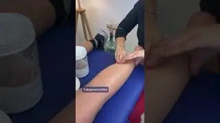 Terapia manual para descargar el gemelo 💥 #masajedeportivo #terapiamanual #fisioterapeuta