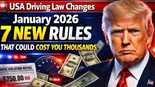 🚨 USA Driving Law Changes January 2026 &mdash; 7 New Rules That Could Cost You Thousands