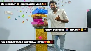 My Birthday 🎂 Celebration Vlog💥🥳 ..Gift🎁 mazayil Nanaindha jay💥❤💯 #subscribe #lifeofjay #ytshorts