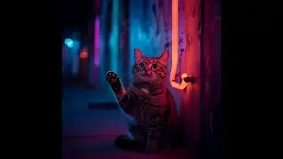 просто тест и т.д + кот неон лайтс брадар ват из ит