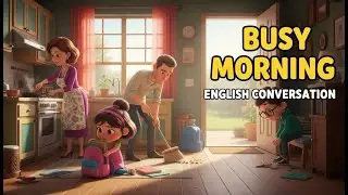 Daily English Conversation | A Busy Day of Tom’s Family | For Beginners