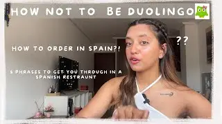 Ordering Food in Spanish- QUICK AND EASY! 🇪🇸