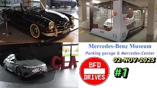 🚘 Mercedes-Benz Museum Part 1/18 ⛔️ 02.11.2025 🚥 Parking Garage & Level 0 Exhibits  🚗