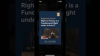 Right to Privacy #rslawfirm #righttoprivacy