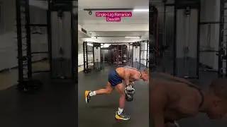 Single-Leg RDL with Kettlebell | Glutes + Hamstring Builder #shorts #fitness #kettlebell