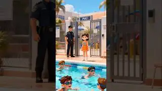 Tina Swimming 🥽 Korte Chi 😰 #shorts #shortsfeed #youtubeshorts #trendingshorts #swimming #mha