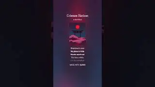 Crimson Horizon  #music