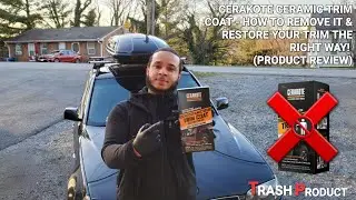 Керамическое покрытие Cerakote Trim Coat &mdash; как правильно его снять и восстановить! (Обзор продукта)