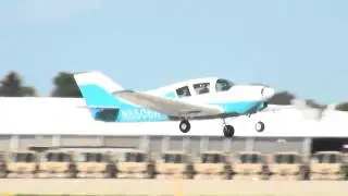 Bellanca N8506R departing KOSH 080413 1649