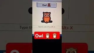 #Owl symbol in MS word #shortkey #mswordsymbol #mswordtricks #ytshorts #viralvideo #Infohub26 #excel