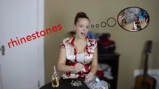 Channeling My Inner Lady Ev - Full Face Rhinestone Challenge