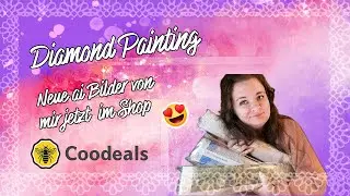 MEINE ai Bilder bei COODEALS 😍 ich zeige euch 3 Bilder 🥰🫶🏻 DIAMOND PAINTING UNBOXING 