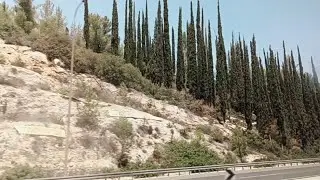 Scenic Views of Israel 🇮🇱 | Tel Aviv to Jerusalem by Bus