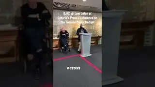 Press Conference on the Toronto Police Budget 2025 [Clip]