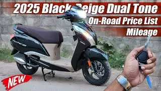 2025 TVS Jupiter 125 New Black Colour | On Road Price List | Mileage | Features