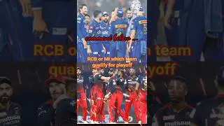 RCB or MI which team will qualify for playoffs || #rcb #mi #lsg #csk #gt #ipl #ipl2023