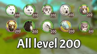WildCraft: All animals level 200 | Compilation