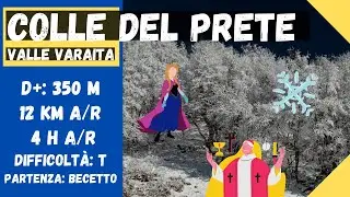 Colle del Prete da Becetto, Valle Varaita, Ciaspole