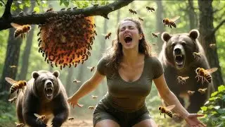 A Girl Alone in a Wild Jungle | Fighting Nature and Dangerous Animals