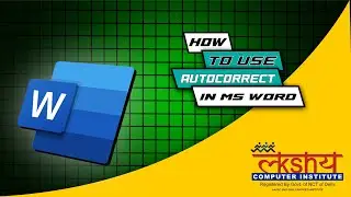 How to use Autocorrect in MS Word