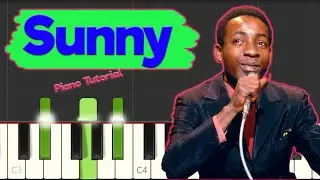 Sunny - Jazz Piano Tutorial (with improv and comping section)