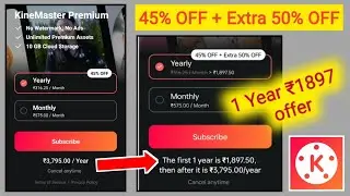 KineMaster Premium Yearly low price || Offer  KineMaster subscription || Kinemaster Premium Purchase