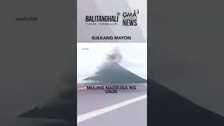 PHIVOLCS - Bulkang Mayon, muling nagbuga ng usok kanina umaga #shorts | Balitanghali