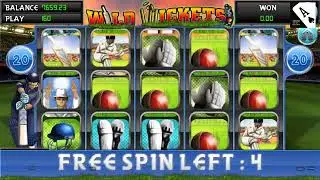 Wild Wicket Cricket Slot 60 Free spin (5times Bonus Game)