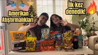 Amerikan Atıştırmalıkları Denedik! Bunları NASIL YİYORLAR?🇺🇸🤯 I Amerika’da Hayat