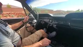 1965 Mustang Fastback 2+2 K-code driving video