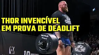 Hafthor Bjornsson OBLITERA Prova de DEADLIFT na Competição MAIS PESADA do STRONGMAN!