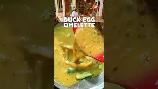 Duck Egg Omelette #food #shorts #shortvideo #trending #shortsfeed #trendingshorts #duckegg #jesadml