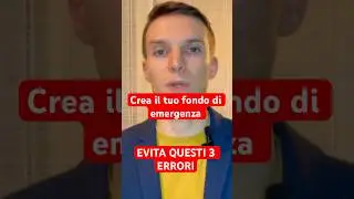 3 errori da evitare quando costruisci il tuo fondo di emergenza
