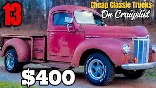 Находки на Craigslist: 13 выгодных предложений по продаже классических грузовиков от собственников.
