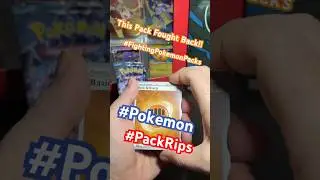 This Pack Fought Back 😂 (Stellar Crown Rare Reveal) #StellarCrown #pokemon #packrips #hitormiss