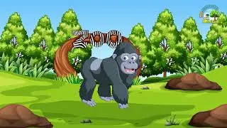 Learn Animals Names & Sounds | Jungle Animals Adventure for Kids | Educational Videos For Children