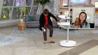 Jack Rogers Leather Slotted X-Band Slide Sandals Sloane on QVC