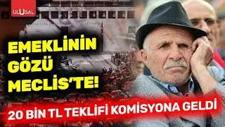 Emeklinin gözü Meclis'te! En düşük emekli maaşının 20 bin TL olması teklifi komisyona geldi