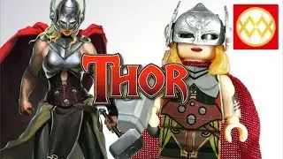 Lego Lady Thor Classic Comic Version Bootleg Custom Minifigure by WM