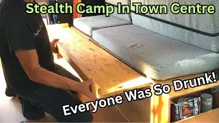 Quick Van Bed Conversion and Stealth Camp In Pontivy