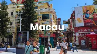 Macau Walking Tour 2025 🇲🇴 | Rua do Cunha & Taipa Village in 4K HDR