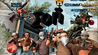 CS:GO Quadro clutch on Overpass by Eon